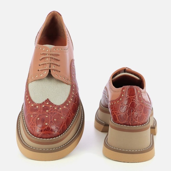 Robert Clergerie Briyal platform Oxford NEW - Picture 2 of 10